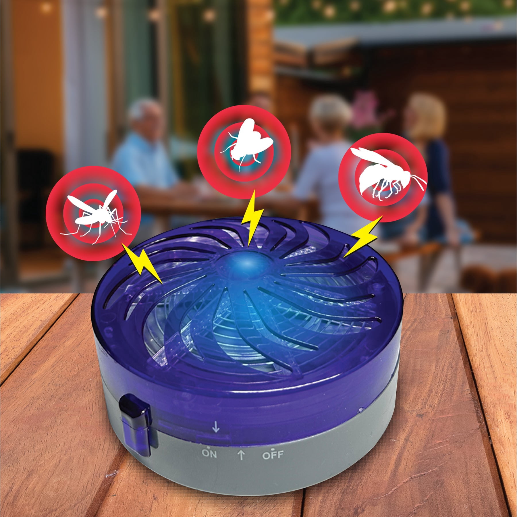 Zap Away Solar-Powered Bug Zapper