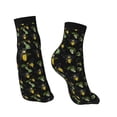 thumbnail image 4 of Bingfone Bee Floral Design Patterned Men'S Women'S Casual Cotton Socks, 4 of 9