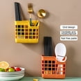 thumbnail image 4 of Travelwant 2 Divided Cutlery Storage Holder Chopsticks and Straws Holder Basket for Dishwashers - Hold Chopsticks, Straws, and other Utensils Without Falling Through, 4 of 6