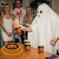 thumbnail image 6 of Darzheoy 10 Pcs Halloween Party Dinnerware Set Orange Black Pumpkin Themed Paper Dinner Plates Cups Halloween Disposable Tableware Party Supplies for Spooky Themed Party, 6 of 7