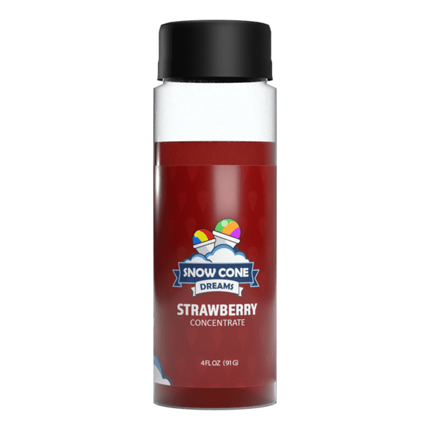 Strawberry Snow Cone and Shaved Ice Flavor Concentrate 4oz Add