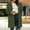 Army Green, variant on Women's Medium Long Double Pocket Knit Cardigan Open Front Casual Acrylic Sweater for Versatile Daily Activities and Stylish Looks