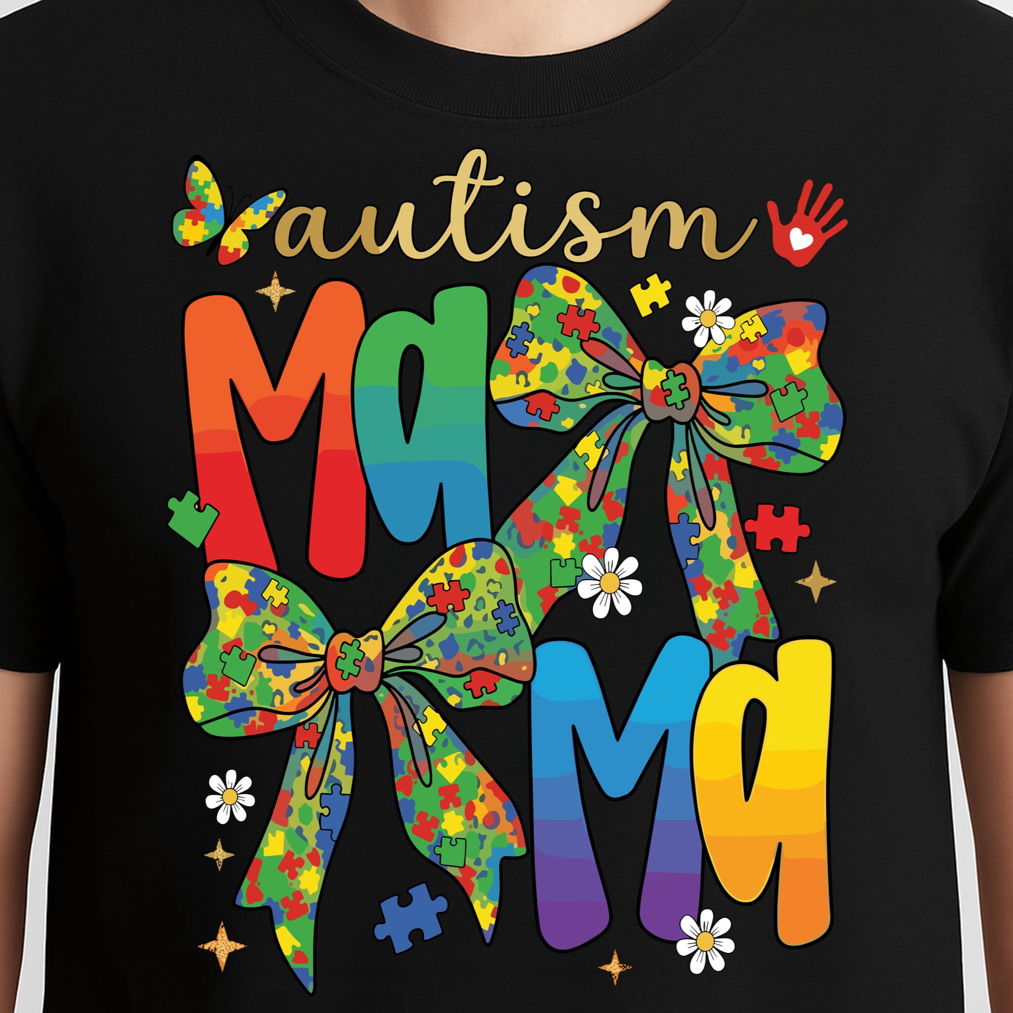 Autism Mama Shirt, Neurodiversity Support Tee – T-Shirt, Hoodie & Sweatshirt – Autism Awareness – Supportive Moms