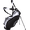 Black White, variant on Sun Mountain 4.5 14-Way VLO Black White Stand Golf Bag