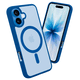 thumbnail image 3 of Funda Transparente con Color AZUL Compatible con MagSafe para iPhone 17, Protección Antigolpes Ultrafina, TPU + Silicona Resistente, 3 of 6