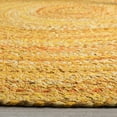 thumbnail image 3 of SAFAVIEH Braided Calvin Transitional Cotton Reversible Area Rug, Gold, 8' x 8' Round, 3 of 11