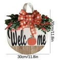 thumbnail image 3 of Kumdkd 12" Eye-Catching Pumpkin Welcome Sign - Seasonal Home Decor for Front Doors & Walls (Halloween/Thanksgiving), 3 of 9