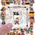 thumbnail image 6 of 35pcs-50pcs Cartoon Stickers Pirate Stickers Skull Stickers Treasure for Luggage Fridge, 6 of 8