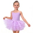 thumbnail image 2 of EnJoCho Girls Tutu Dress Ruffl𝖾 Sleeveless Gradient Tulle Toddler Elastic Smoc𝗄ed Wedding Puffy Dresses Summer Cute Princess Outfit Toddler Skater Dress Casual, 2 of 5