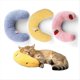 thumbnail image 2 of Almohada PequeñA para Gatos Protector de Cuello SueñO Profundo Almohada en Forma de U Gatito Reposacabezas para Gatos Interior, Amarillo, 2 of 7