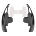 thumbnail image 2 of Levas de cambio de volante para Mercedes-Benz A C E ML 12-15, aluminio negro, 2 of 11