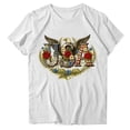 thumbnail image 3 of 250th Anniversary USA Shirt for Women America 250 T-Shirts Short Sleeve Patriotic Memorial Day Tops 4th of July Gift Tee Tops, 3 of 6