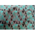 thumbnail image 5 of oneOone Cotton Silk Fabric Triangle Geometric Print Fabric By Yard 42 Inch Wide, 5 of 5