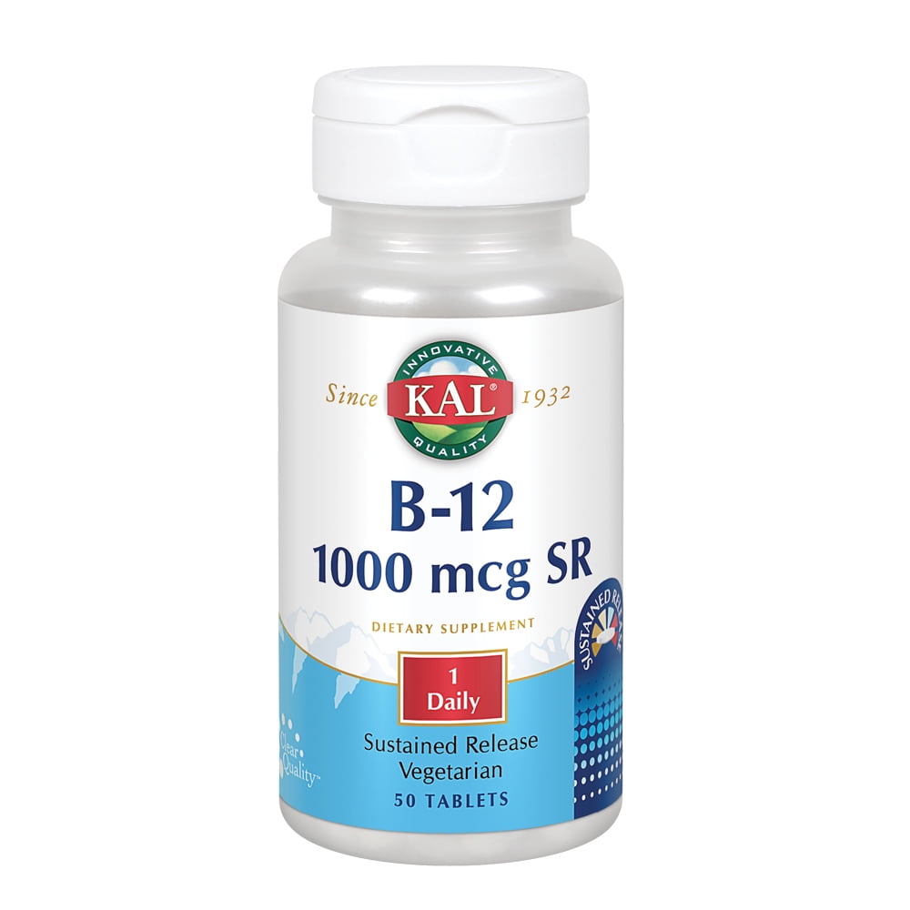 KAL B-12 1000 Mcg Sustained Release | Healthy Metabolism, Energy, Nerve ...