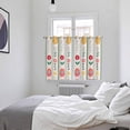thumbnail image 3 of Spring Easter Kitchen Curtains Window Panels, Green Pink Yellow Eggs Floral Botanical Insulated Window Treatment Curtain, Grommet Curtains for Bedroom/Living Room/Bathroom, 2 Piece 52"Wx63"L, 3 of 8