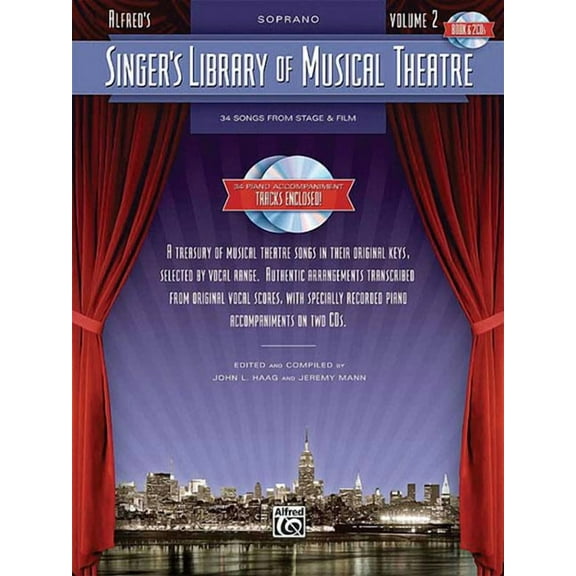 Singer's Library of Musical Theatre Singer's Library of Musical Theatre, Vol 2: Soprano Voice, Book & 2 CDs, Book 2, (Paperback)