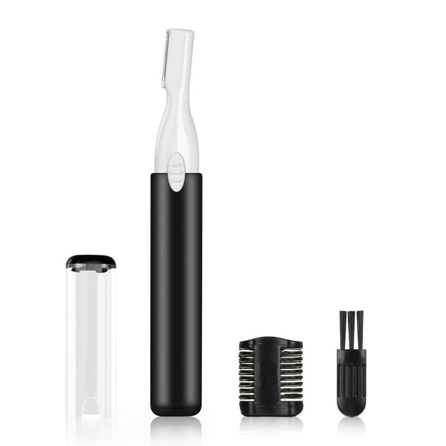 YOPTOP Women facial hair trimmer electric eyebrow trimmer electric eyebrow trimmer portable facial hair trimmer,Black
