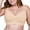 Beige(A), variant on Nimiah Women's Wireless Bra, Plus-Size Bras Available, Comfortable Seamless Full Coverage Bra, Beige