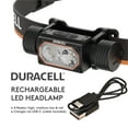 thumbnail image 4 of Duracell 1500 Lumen Rechargeable LED Headlamp, Ultra-Bright, Versatile & Hands-Free, 4 of 10