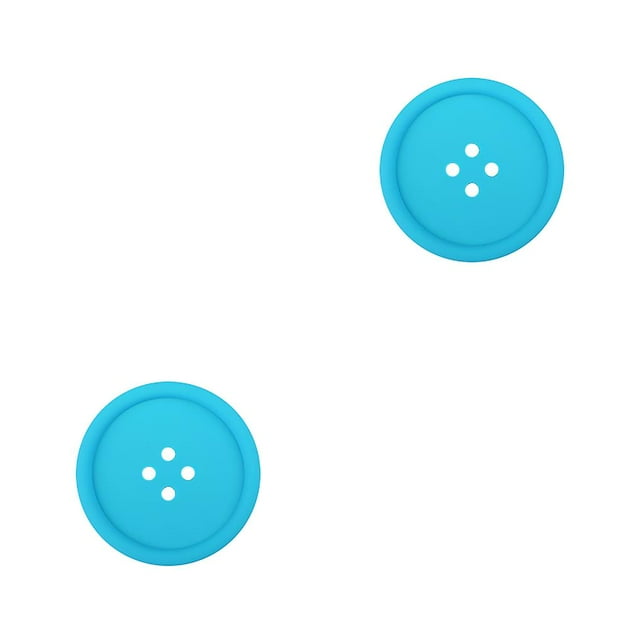 QualitChoice Coussinets d'Isolation Ronds en Silicone Multicolores Durables Flexibles Bleu 2Set