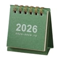 thumbnail image 1 of Daily Mix Store 10 pcs 2026 Mini Desk Calendar Paper Desktop Calendar, Space-Saving Minimalist Top-Bound Office Stationery for Office, Study, Counter Date Reference, 1 of 9