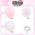 thumbnail image 2 of Globo HILAVO con lazo rosa, 30 cm, rosa pastel claro, para fiesta, 2 of 9