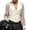 White-A, variant on Men's Cropped Waist Deep V Formal Shirt, Sheer Transparent Mesh Long Sleeve Spliced Button Down Slim Fit Dress Shirt for Prom Wedding Club Party Performance