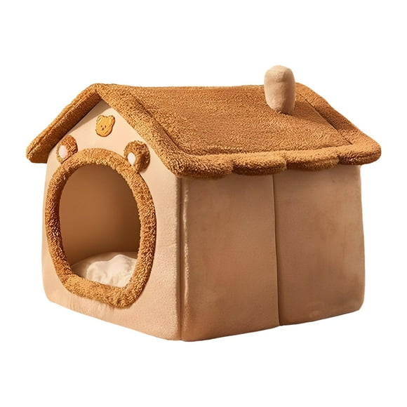 Cama nido Sunnimix para perros y gatos semicerrado invierno 40cmx35cmx38cm