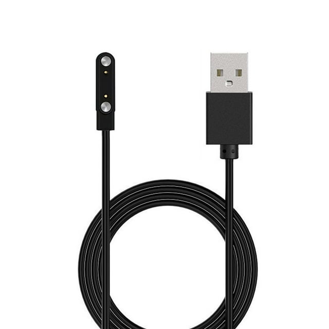 HLONK USB Fast Charging Cable Data Holder Power Charger Adapter Dock Magnetic Bracket Cradle for 2 Pin for Smart Watch