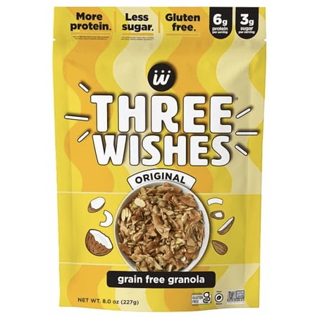 Three Wishes Grain Free Original Granola 8.0 oz