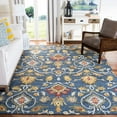 thumbnail image 3 of SAFAVIEH Blossom Lennon Floral Wool Runner Rug, Gold/Multi, 2'3" x 20', 3 of 5