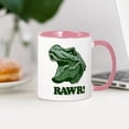 thumbnail image 3 of CafePress - T Rex RAWR - 11 oz Ceramic Mug - Novelty Coffee Tea Cup, 3 of 4