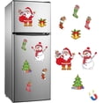 thumbnail image 2 of Christmas Refrigerator Magnets, Magnetic Christmas Tree Magnets for Refrigerator Stickers Decoration Christmas Magnets for Refrigerator Santa Reindeer Holiday Magnets for Fridge (A), 2 of 6