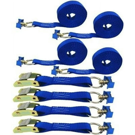 

Pack) 1 Blue Cam Buckle Strap -Single Stud L-Track 18ft