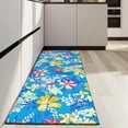 thumbnail image 4 of Pioneer Flower Floral Print Pattern Kitchen Rug Mat,Kitchen Runner Rugs Non Skid Washable,Decorative Kitchen Floor Mats for Kitchen,Sink,Laundry,17"X47", 4 of 5