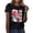 Black, variant on 2026 Soccer Cup Shirts For Women Crewneck Football Sports Jerseys Tops Summer USA Canada Mexico Flag Graphic Tee