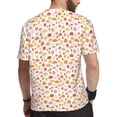 thumbnail image 2 of Wukai Cute Cartoon Mushrooms Print Men's Short-Sleeved Mesh T-Shirt,Quick-Dry Short Sleeve Workout T-Shirt-XX-Large, 2 of 8