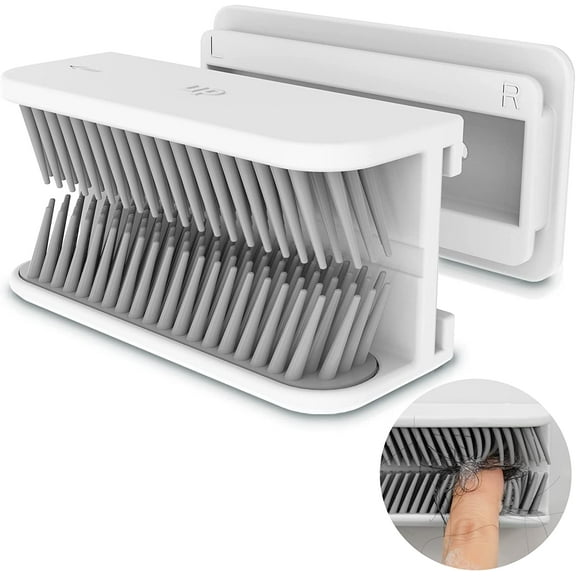 Shower Hair Catcher Wall, Hair Catcher for Shower Wall Hair Collector for Drain, Hair Trap for Shower, Drain Protector (White)