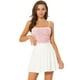 thumbnail image 1 of Camisola de terciopelo Allegra K con tirantes finos y lentejuelas brillantes para mujer Rosa claro M, 1 of 5