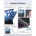 thumbnail image 2 of Funda con teclado BORIYUAN Magic para iPad Air de 11 pulgadas y iPad Pro de 11 pulgadas, 2 of 7
