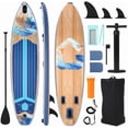 thumbnail image 1 of 11FtInflatable Stand Up Paddle Board 33 In Wide 500 lb Capacity SUP with EVA Deck 3 Fins Paddle Pump and Backpack Kit, 1 of 7