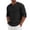 Black, variant on Men's Shirts V Neck Long Sleeve T-Shirts Beach Vacation Casual Tops Plus Size Work Wedding Shirt Navy M