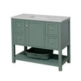 thumbnail image 6 of Lakeshore 42" Bathroom Vanity with Sage Green Cabinet and Engineered Carrara Top, 6 of 6