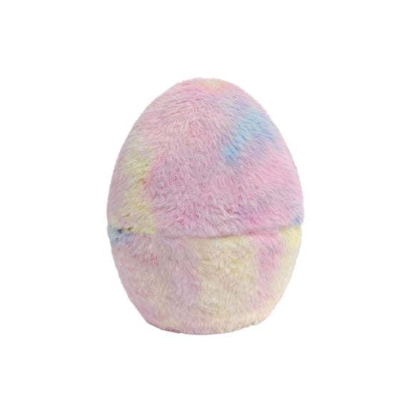 Extra Large Plush Easter Eggs Storage Box, Openable Decorative Pastel Easter Egg Gift Box for Treats & Party Displays(8x6.7x6.7in)
