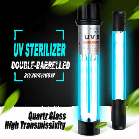 - 20-60W Submersible Aquarium Pond Fish Tank Light UV Sterilizer Water Clean Lamp
