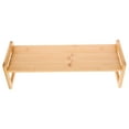 thumbnail image 2 of Rectangular Bamboo Monitor Stand Riser 1Pack Khaki for Laptop Riser Stand and Travel Use, 2 of 9