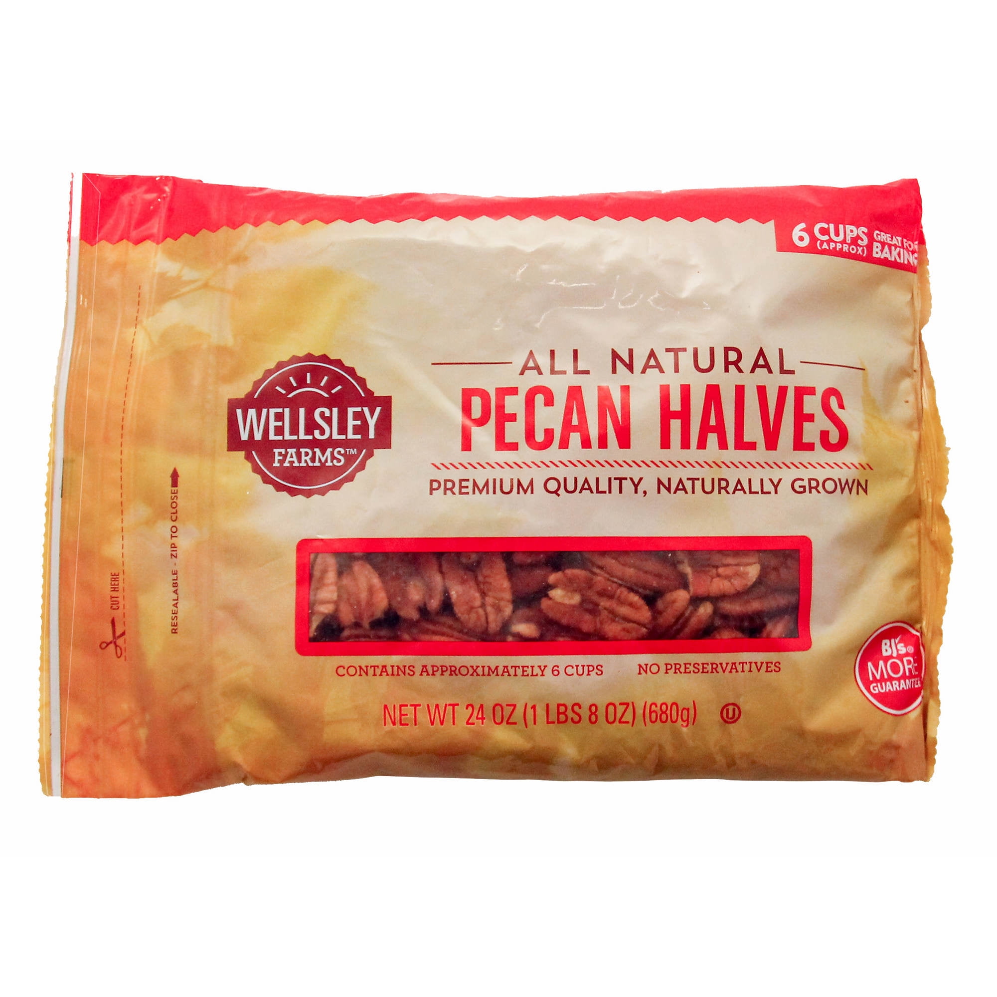 Wellsley Farms Pecan Halves, 24 oz.