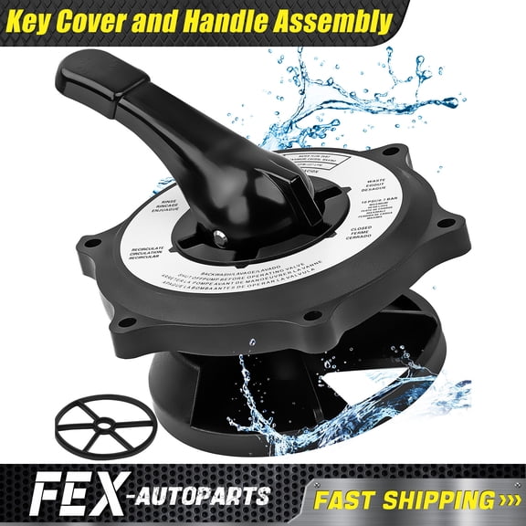 Key Cover and Handle Assembly Multiport Valves For Hayward SPX0710XBA17