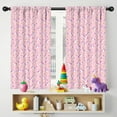 thumbnail image 5 of Blackout Kids Curtains,Pink Unicorn Sweet Pattern Childrens Insulated Curtains Set Of 2,Bedroom Essentials,Toddler Room Decor 42"x54", 5 of 5