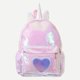 thumbnail image 5 of Bolsa Bonitos bolsos escolares a la moda estilo preppy mochila regalos para ir de compras (rosa), 5 of 7